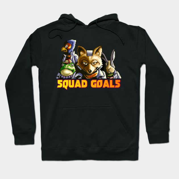 Star Fox - Squad Goals Hoodie by retroworldkorea